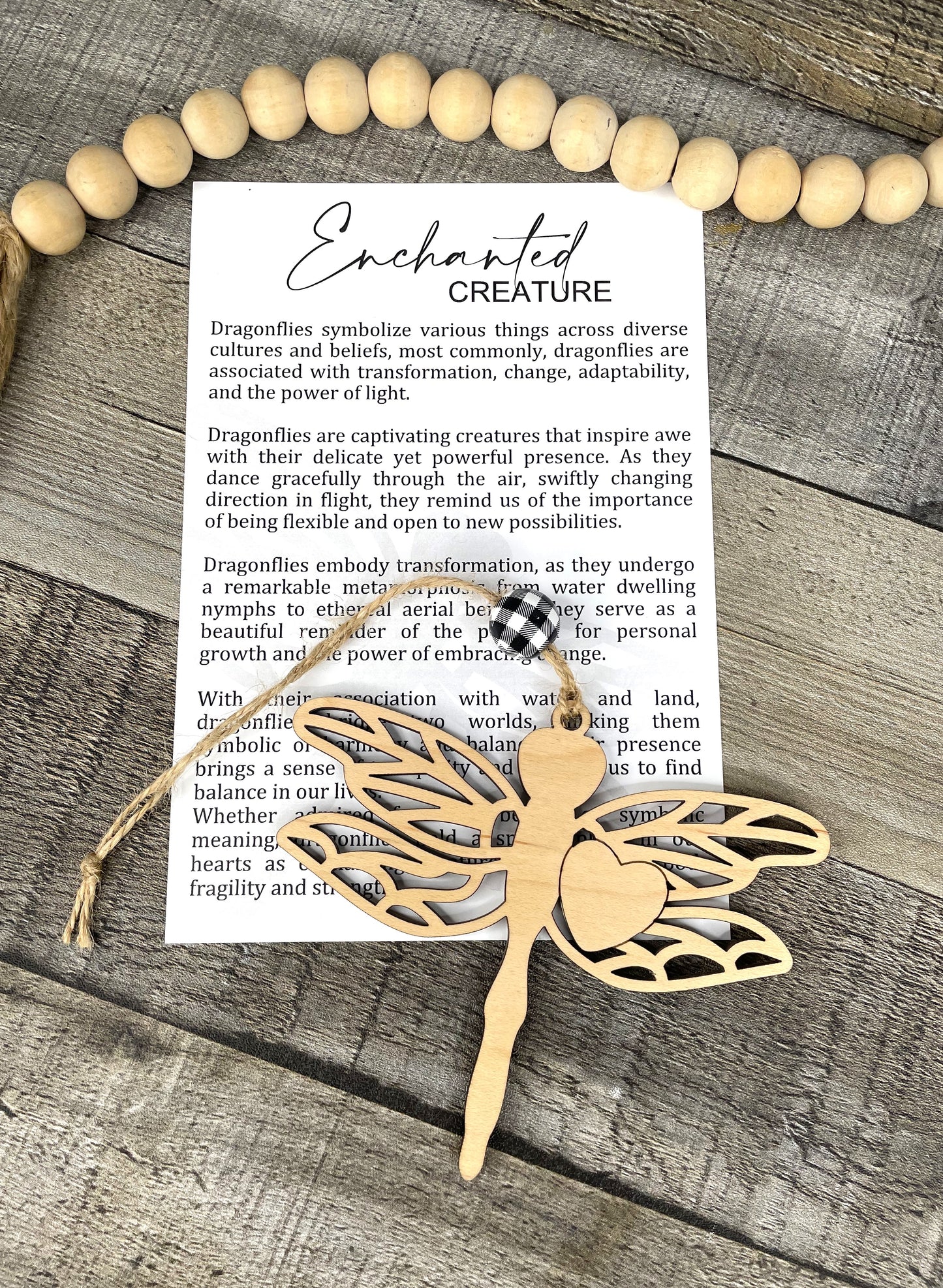 Dragonfly Story Ornament: Enchanted Creature