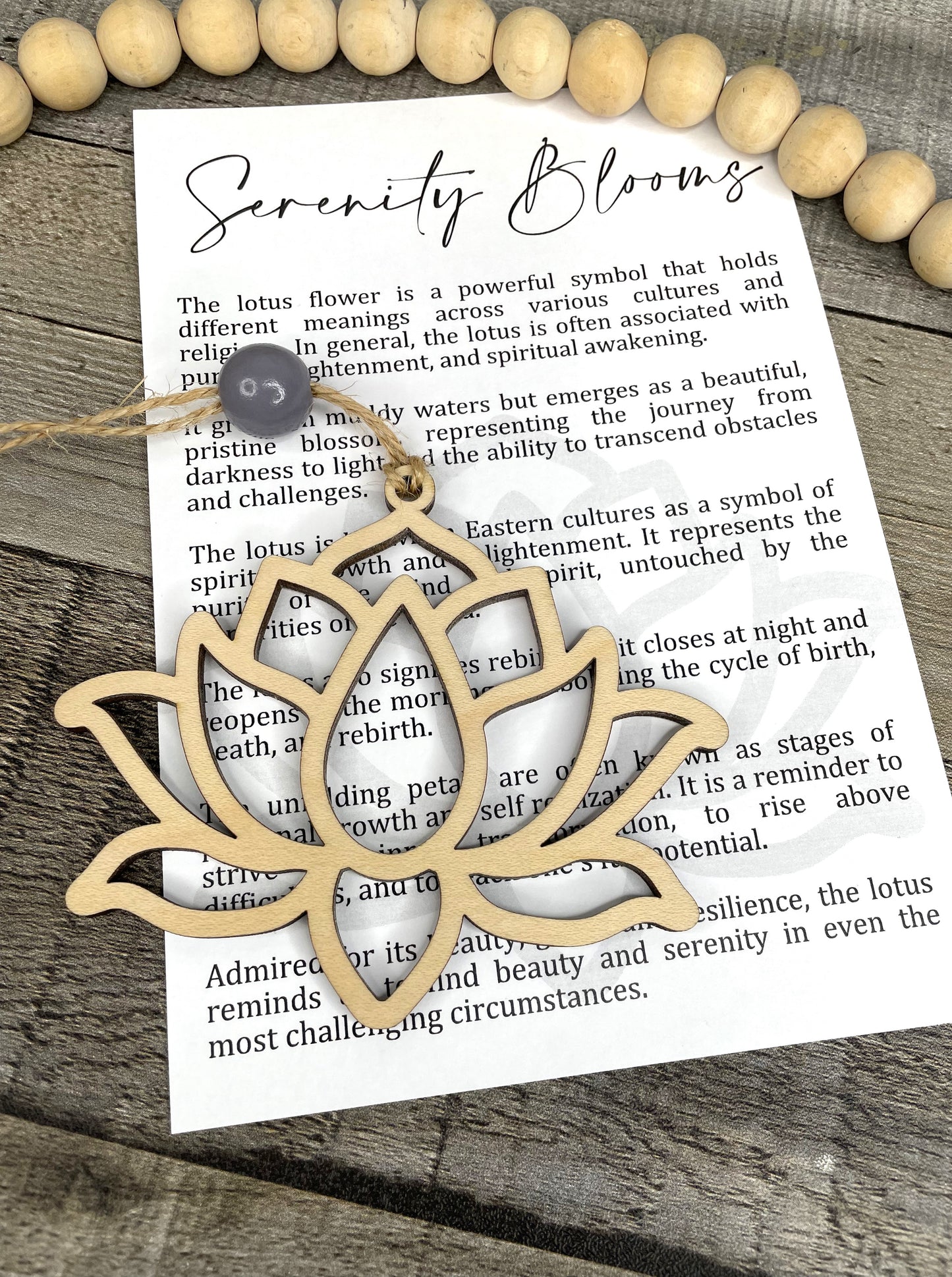 Lotus Story Ornament: Serenity Blooms