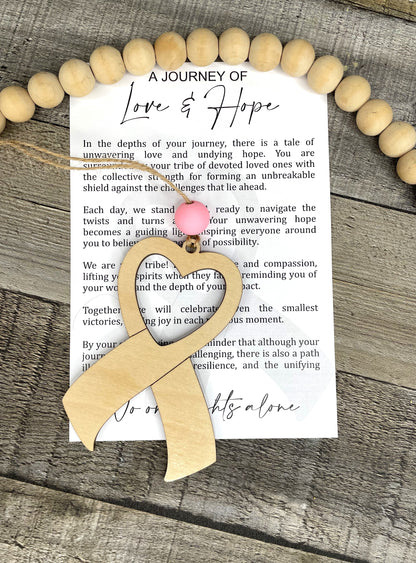 Ribbon Story Ornament: A Journey Of Love & Hope