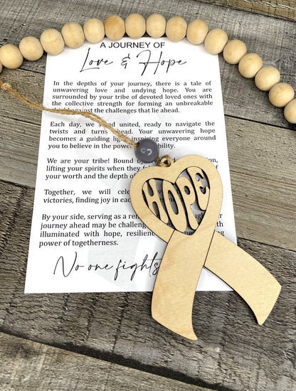 Ribbon Story Ornament: A Journey Of Love & Hope