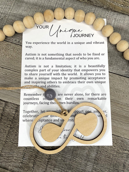 Autism Awareness Story Ornament: Your Unique Journey