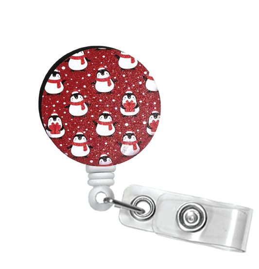 Christmas Penguins Badge Reel