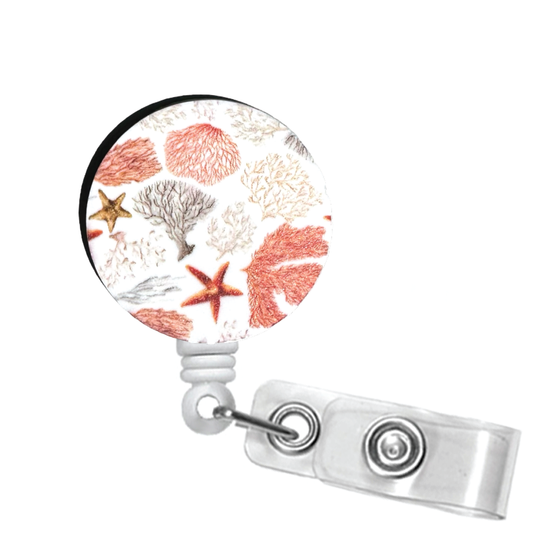 Corals + Starfish Badge Reel