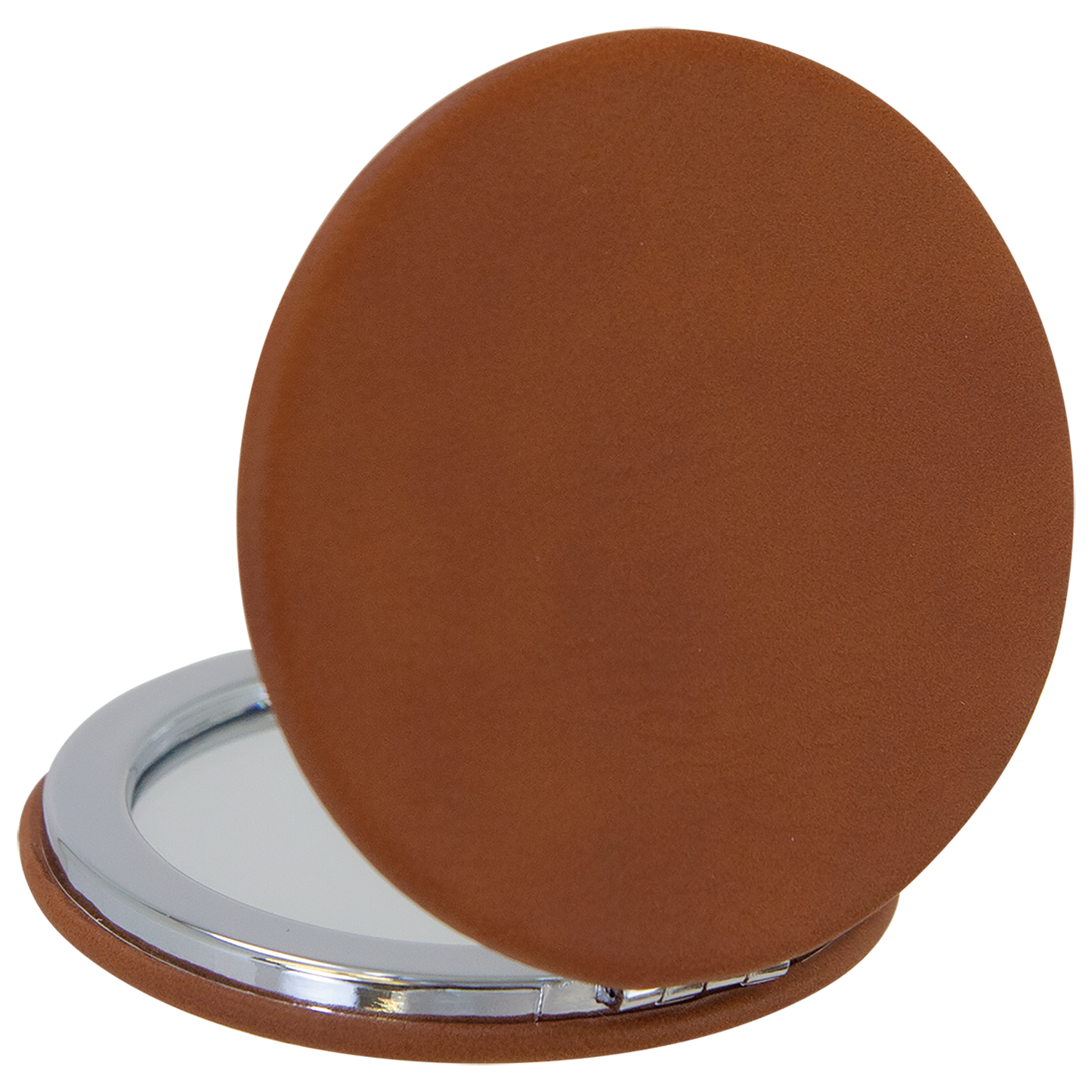 Leatherette Compact Mirror