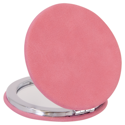 Leatherette Compact Mirror