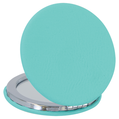 Leatherette Compact Mirror