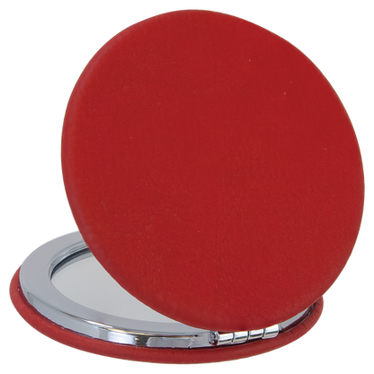 Leatherette Compact Mirror