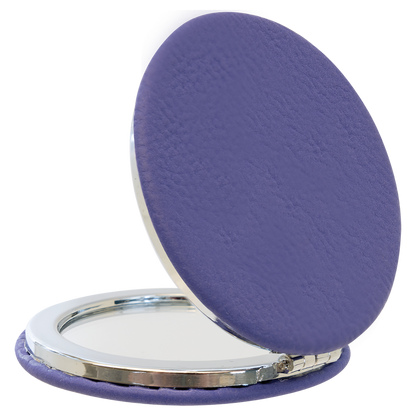 Leatherette Compact Mirror