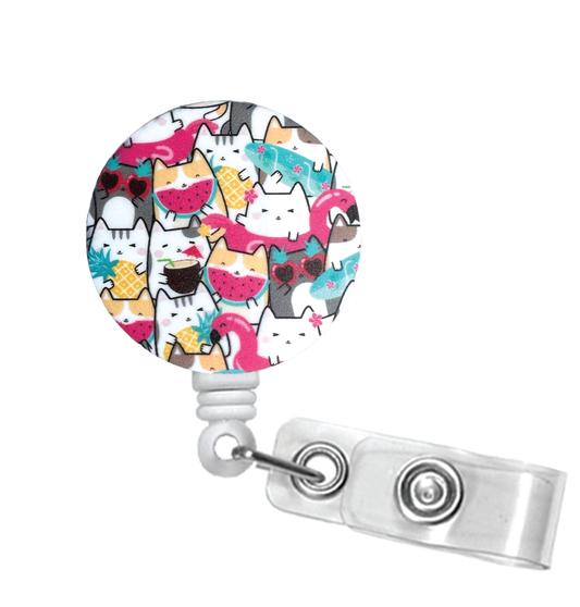 Meow-mi Beach Badge Reel